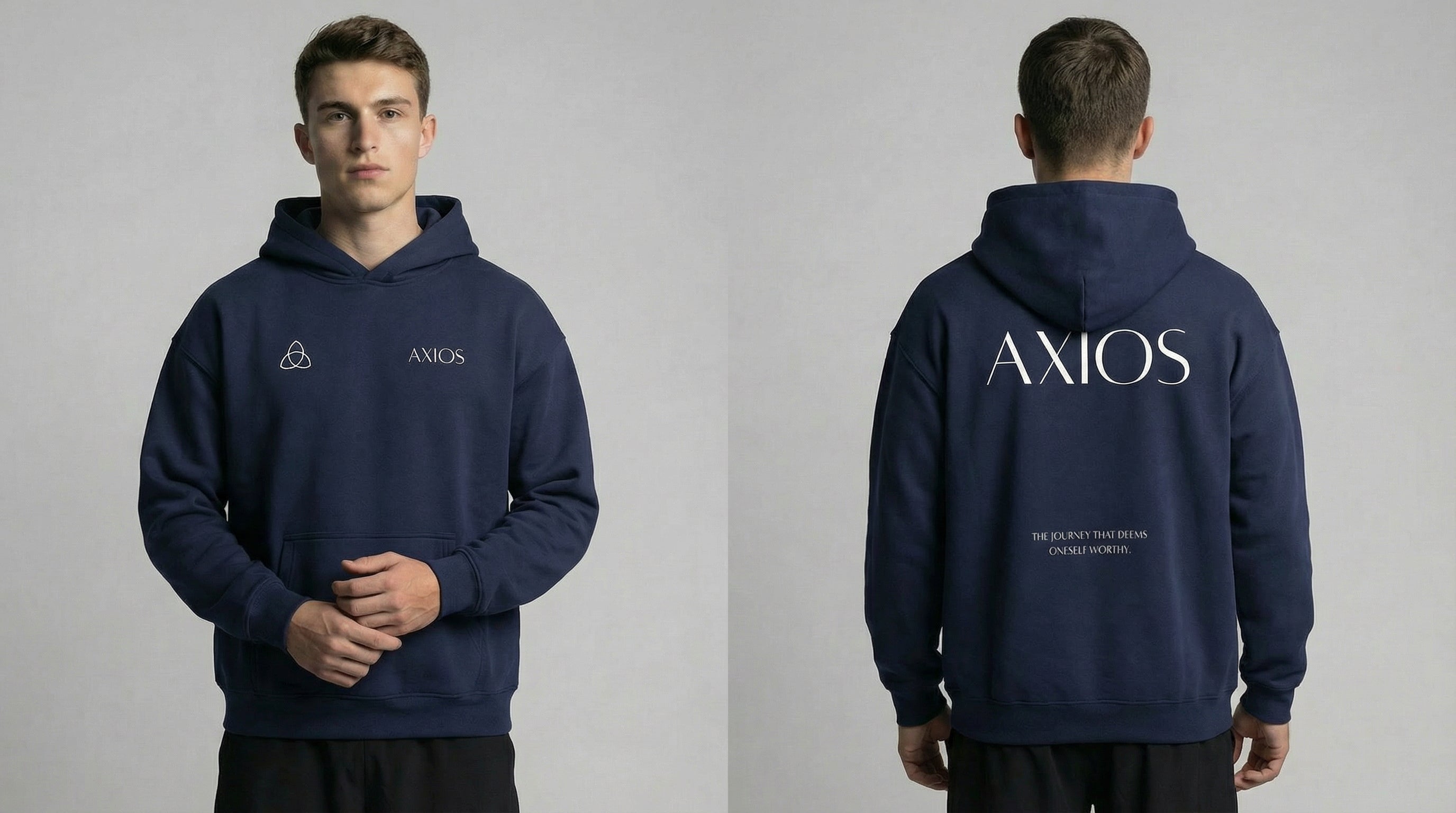 AXIOS Training Hoodie - AQUA